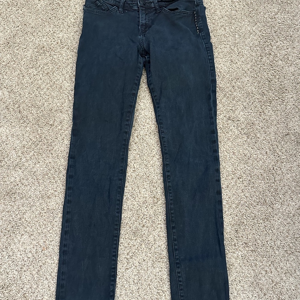 Rock & Republic Women's Dark Blue Straight Leg Jeans